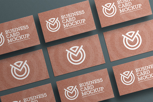 موکاپ PSD لایه باز کارت ویزیت جهت ارائه لوگو و طرح های برند سازی